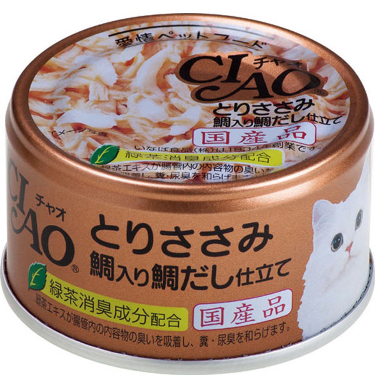 CIAO - 貓罐頭 鯛魚及湯雞柳 85g