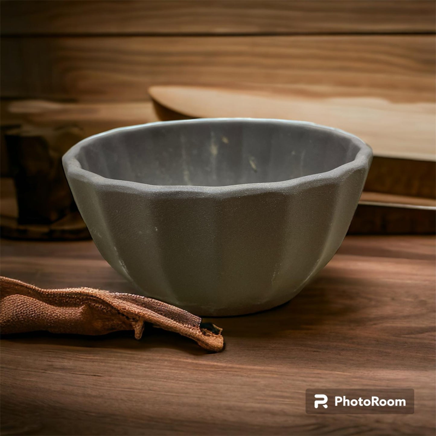 大石物產 - 菊型烏泥盆 園藝花盆 日本製造