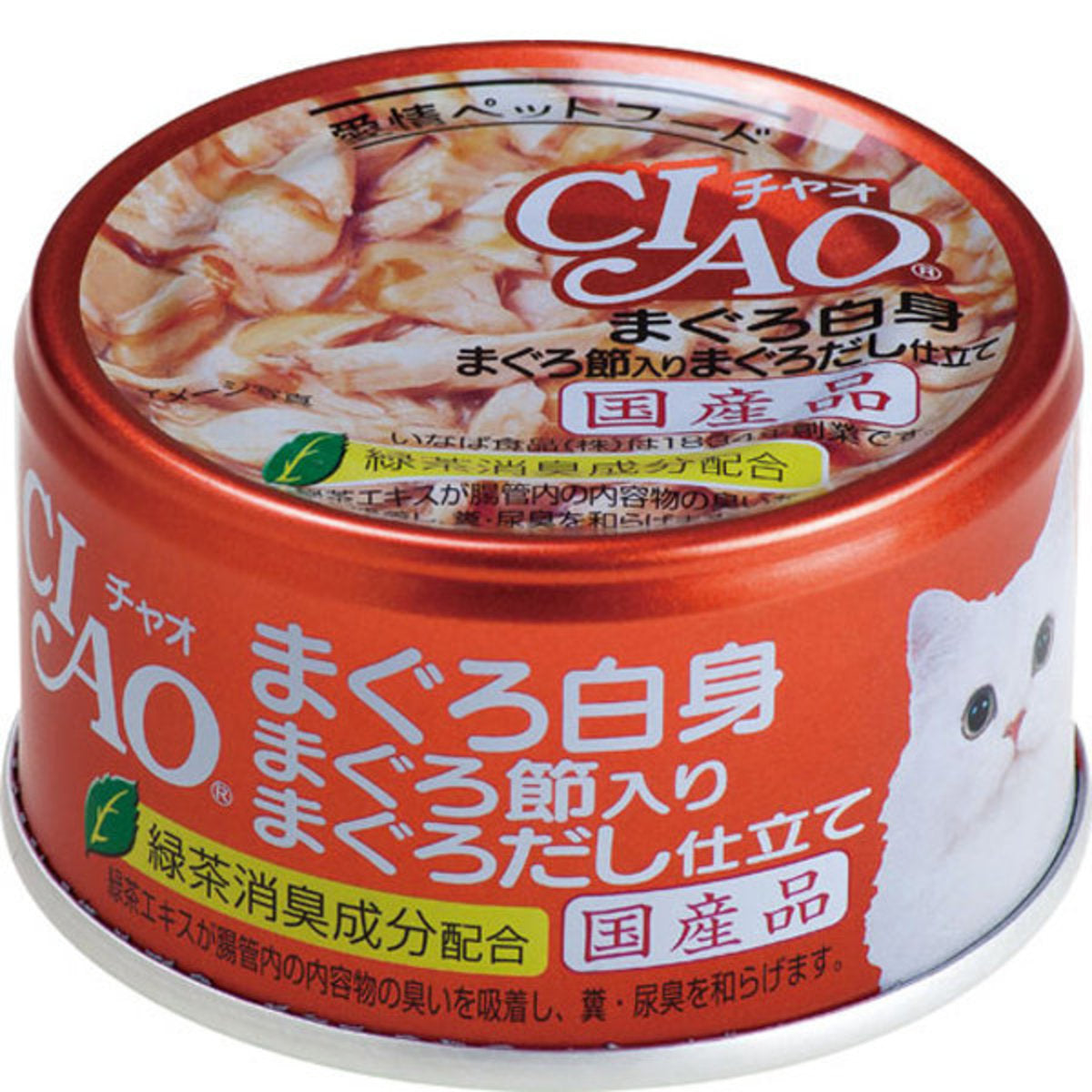 CIAO - 貓罐頭 金槍魚肉配金槍魚湯 85g