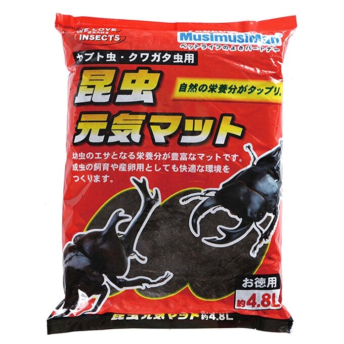 DoggyMan - 元氣!! 昆蟲 甲蟲 獨角仙 健康飼養土 底土 可產卵用 4.8L